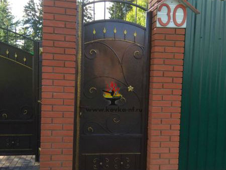 Кованые ворота и калитки